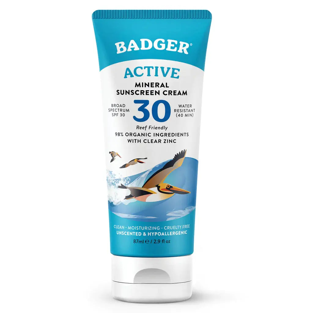 Active Mineral Sunscreen SPF 30 Badger Balm