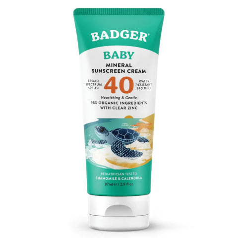 Baby Mineral Sunscreen SPF 40 Badger Balm