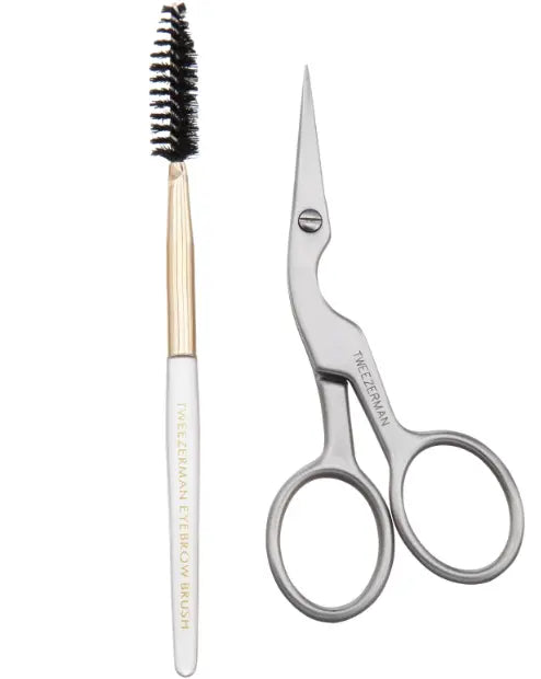 Brow Shaping Scissors &amp; Brush Atomic Beauty Emporium