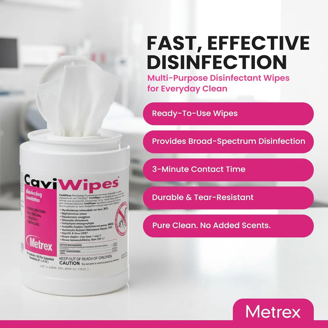 CaviWipes Disinfectant Wipes Atomic Beauty Emporium