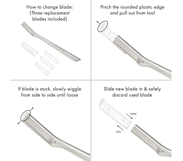 Facial Razor Replacement Blades – Atomic Beauty Emporium