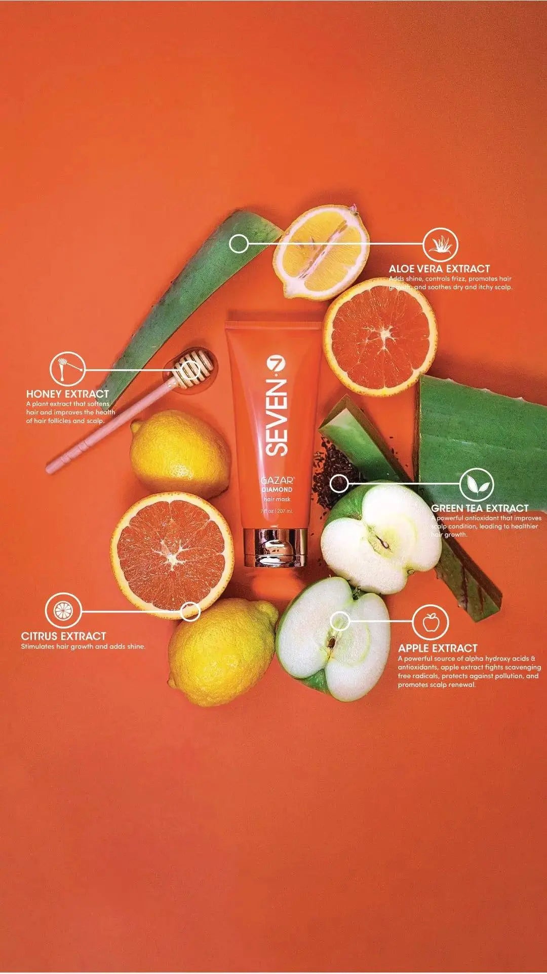 Gazar Diamond Hair Mask Seven Hair