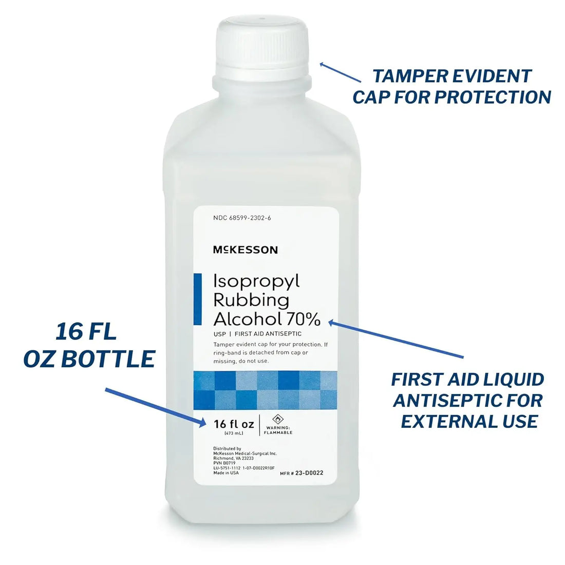 McKesson Isopropyl Rubbing Alcohol 70% Atomic Beauty Emporium