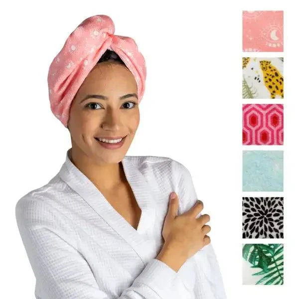 Plot Twist Microfiber Turbo Towel Lemon Lavender