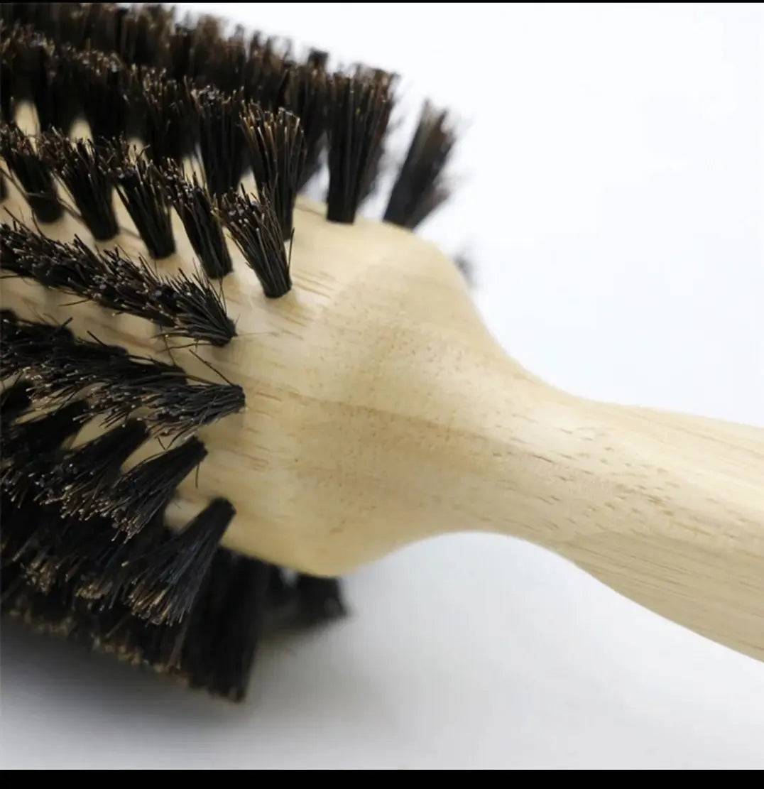 Round Boar Bristle Brush No Vendor