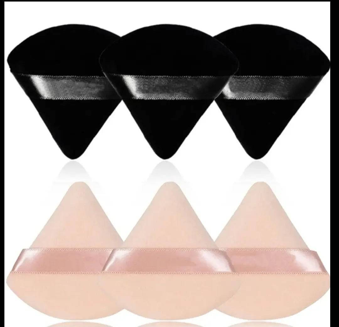 Velour Triangle Powder Puff Atomic Beauty Emporium